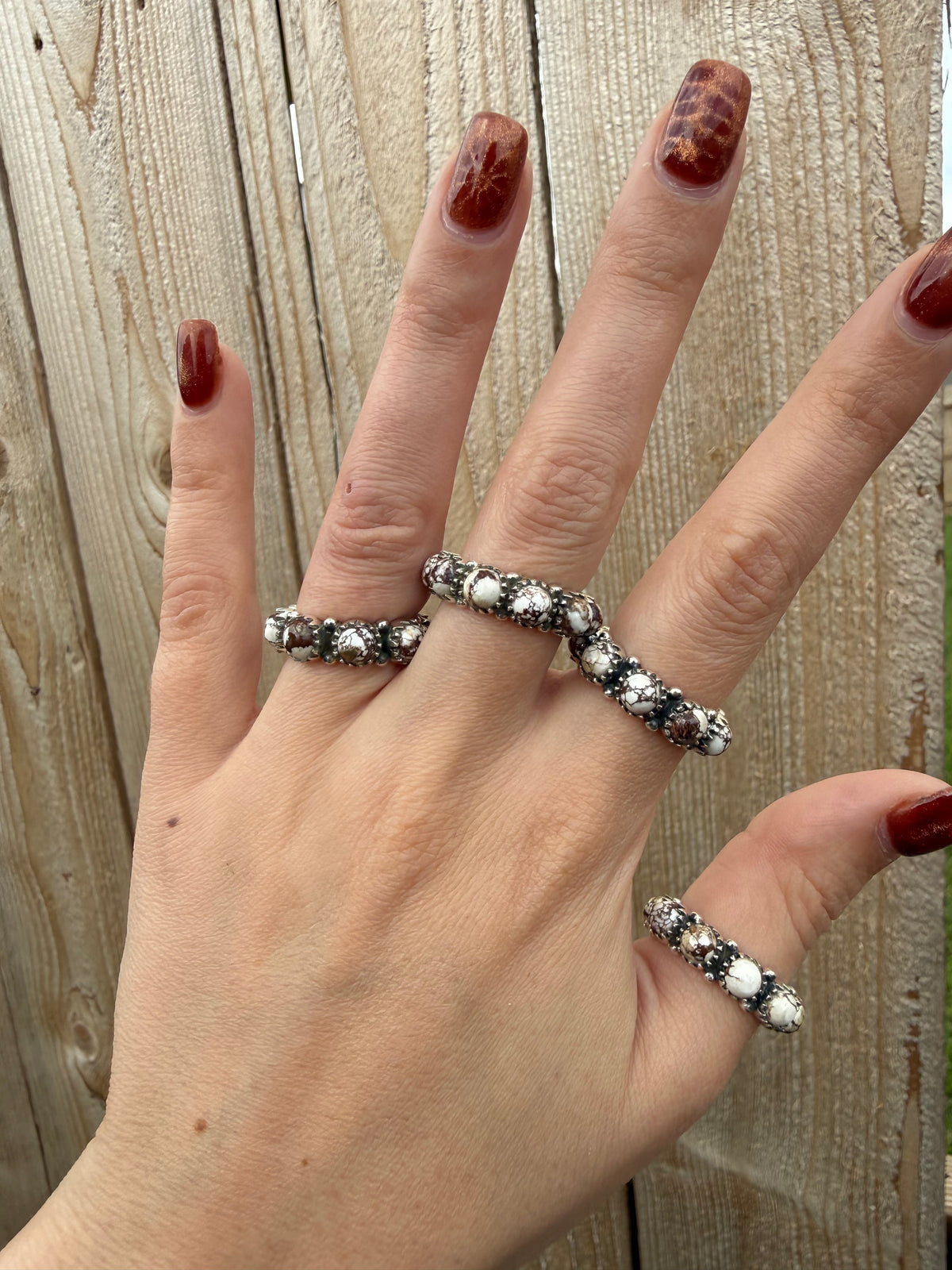 Wild Horse Infinity Sterling Silver Ring