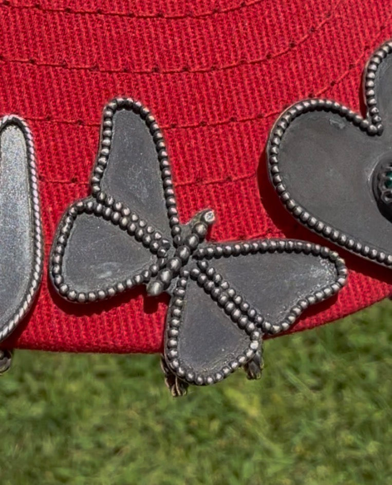 Fun Unique Hat Charms Sterling Silver Handmade