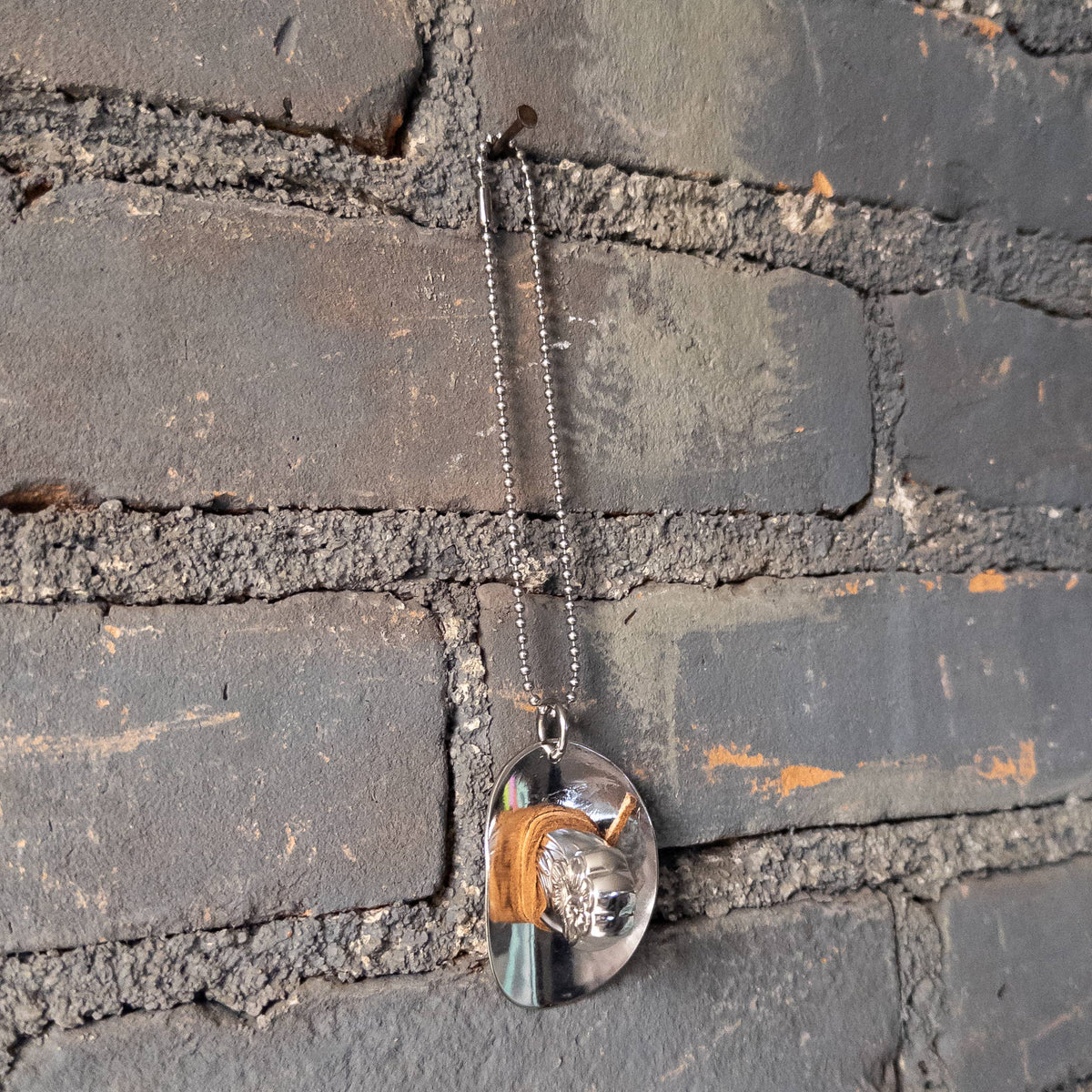 Spoon Cowboy Hat Keychain/Car Charm