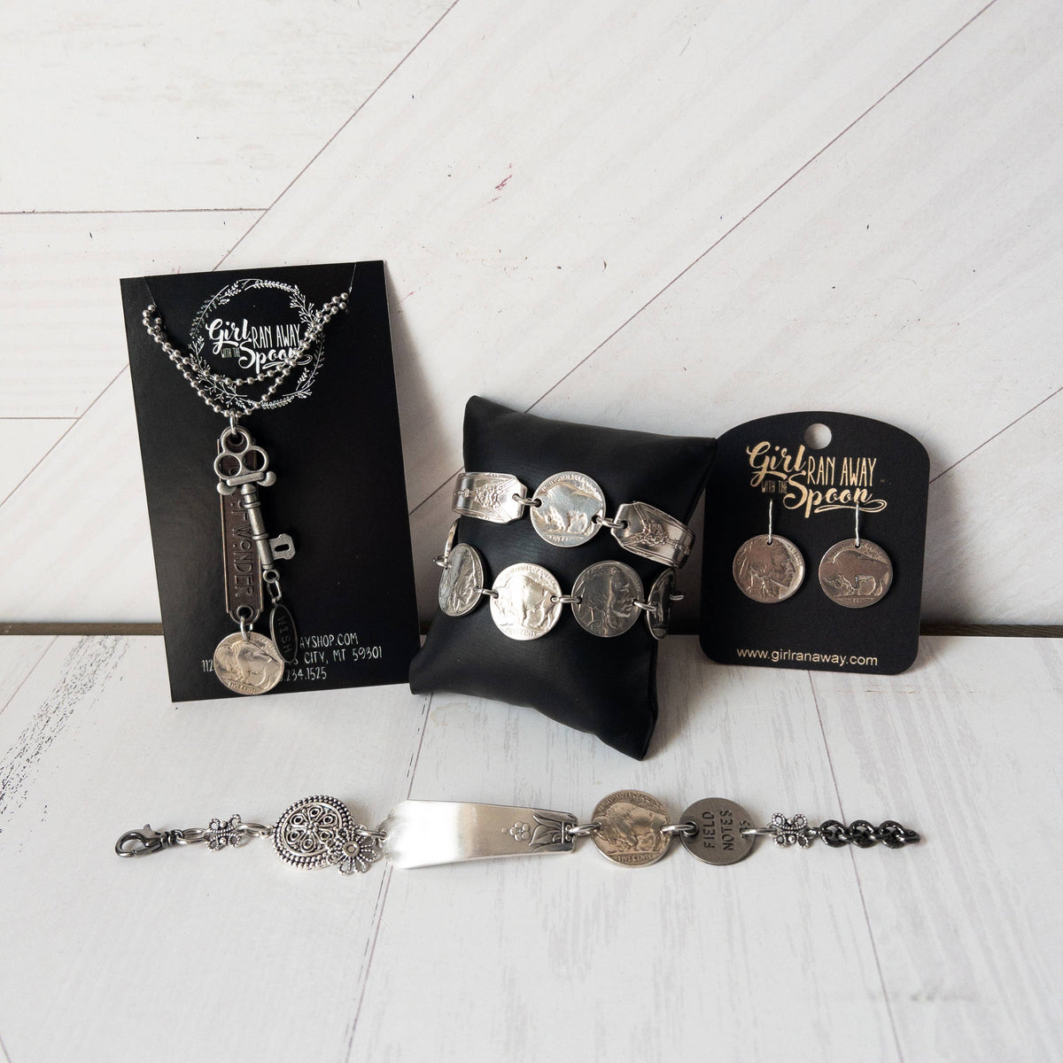 Buffalo Nickel Coin Bracelet