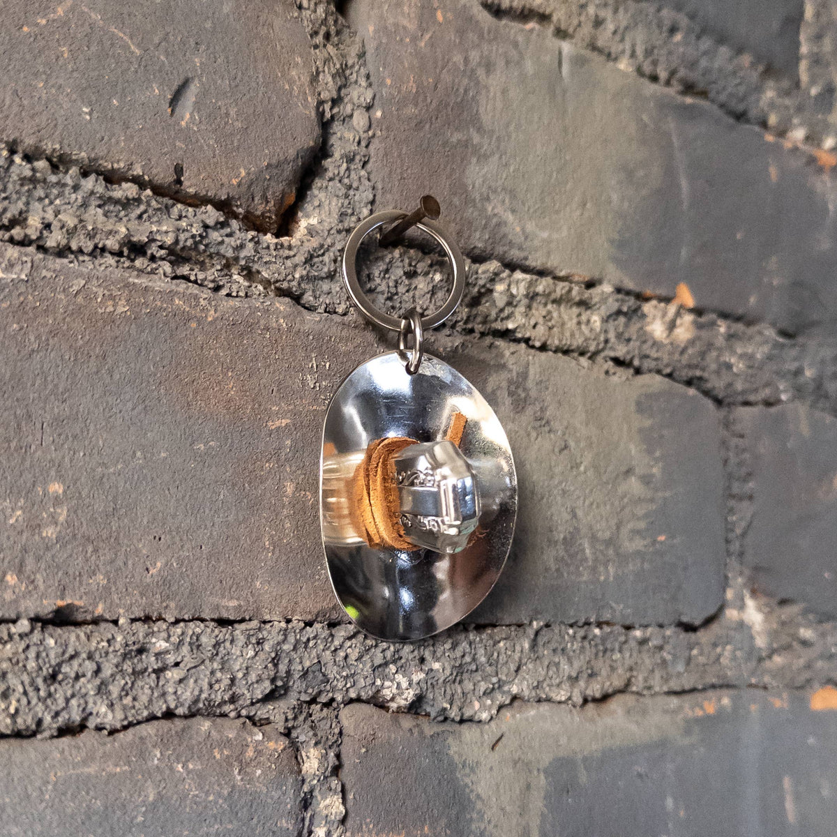 Spoon Cowboy Hat Keychain/Car Charm