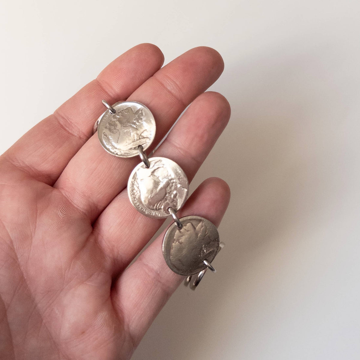 Buffalo Nickel Coin Bracelet
