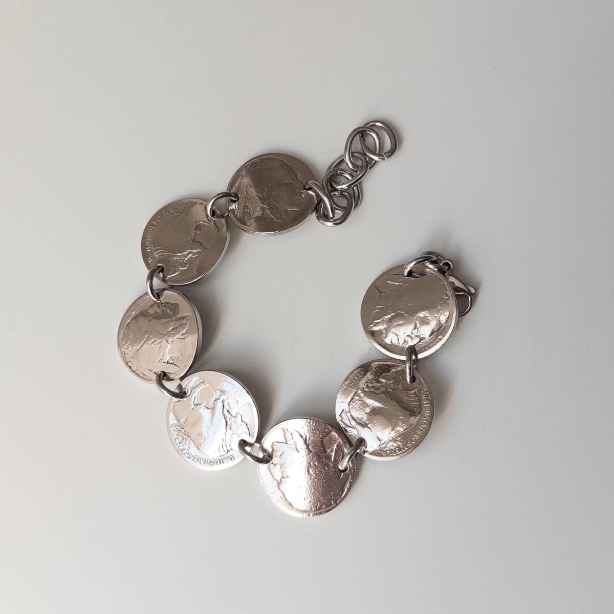 Buffalo Nickel Coin Bracelet