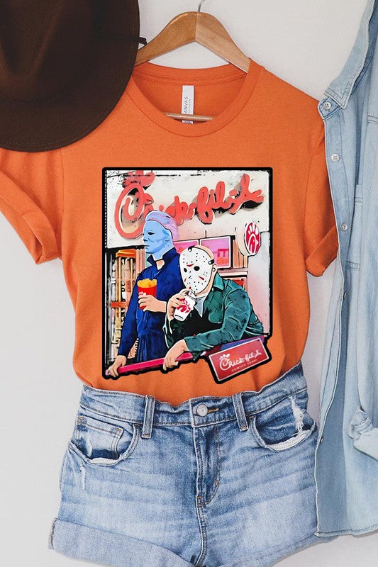 THE PLUG JASON AND MICHAEL MYERS UNISEX SHORT SLEEVE