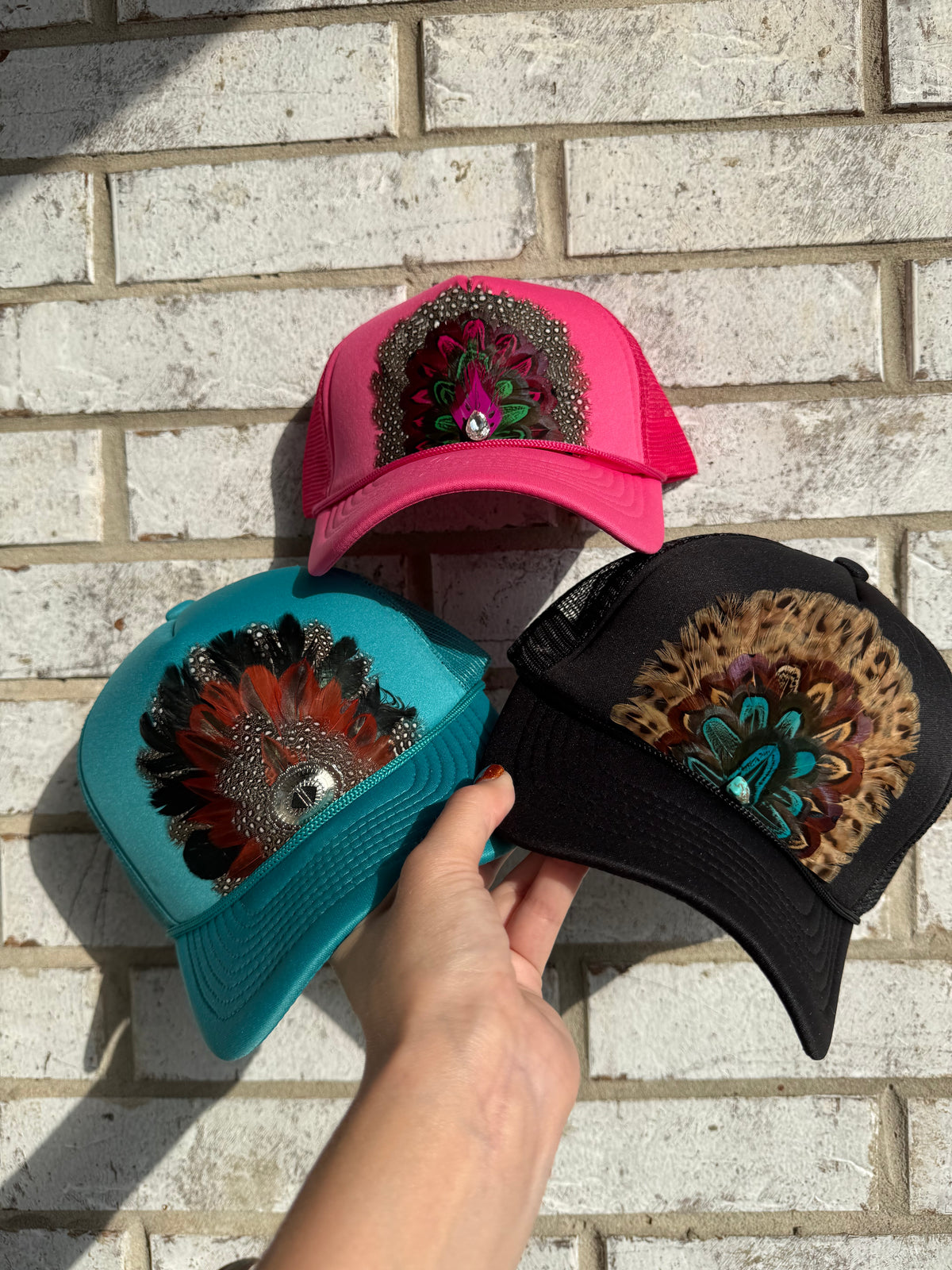 The Feathered Outlaw Retro Trucker Hat
