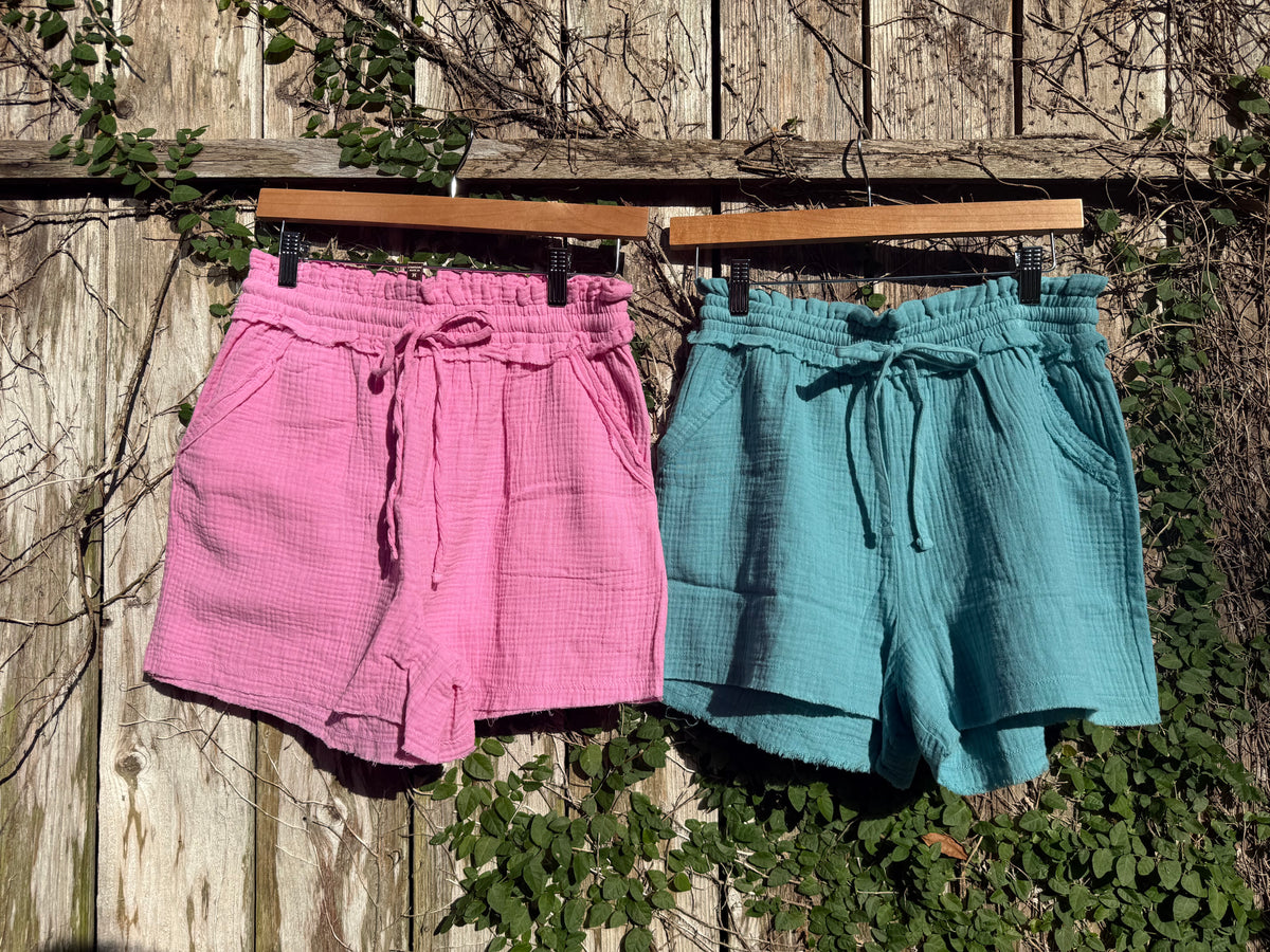 The Easy Days Drawstring Gauze Shorts
