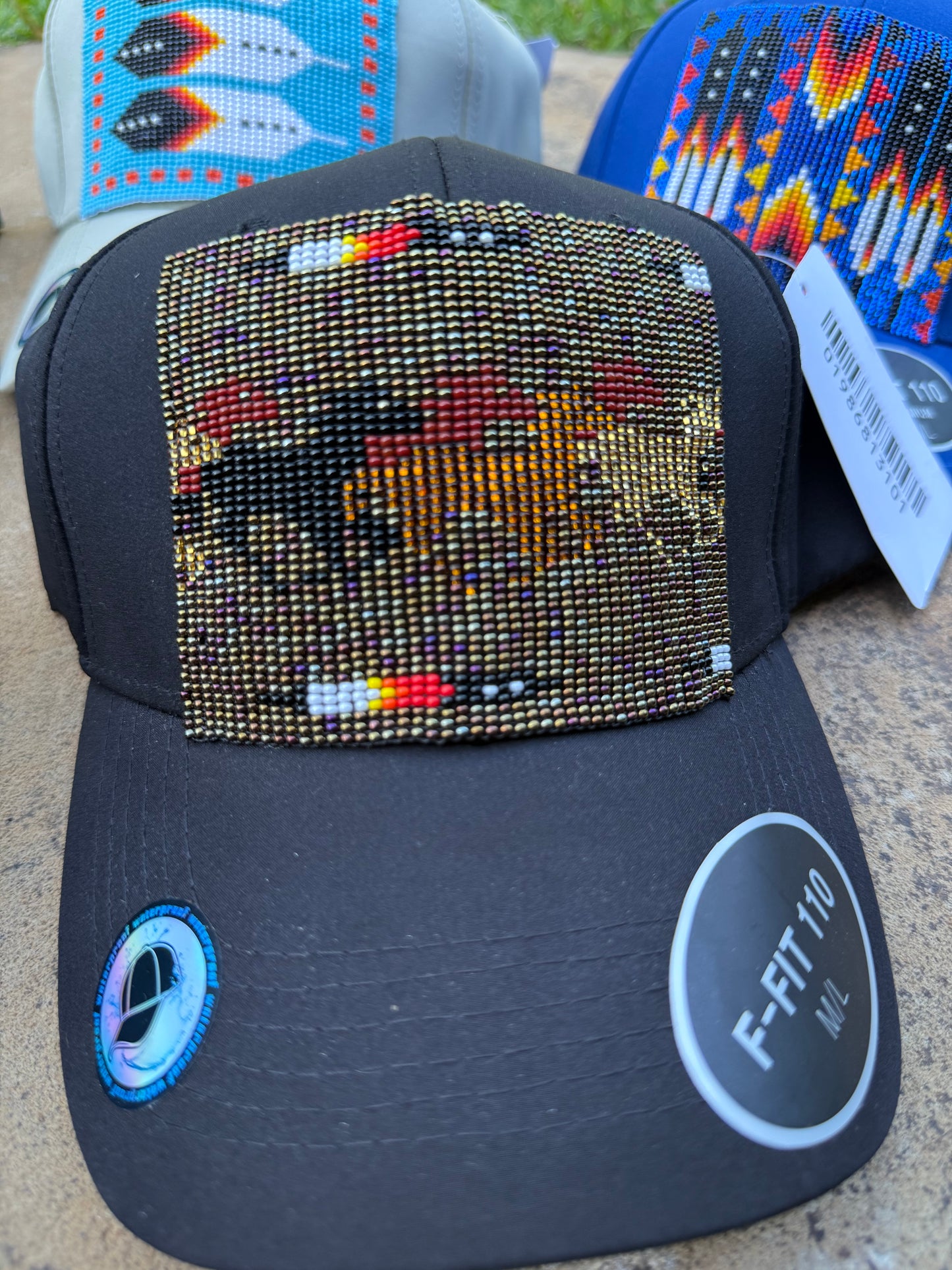 Native Beadwork Fitted SnapBack Hat