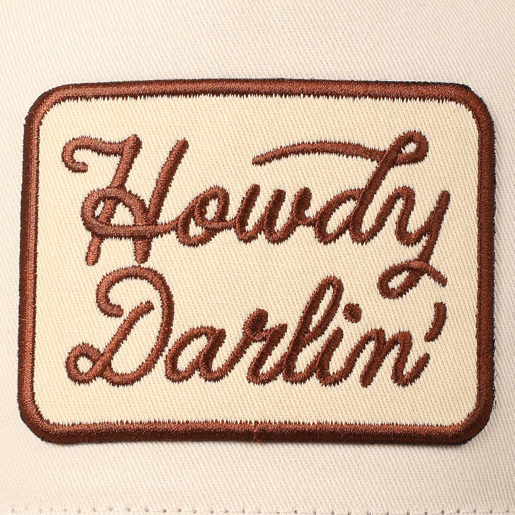 Howdy Darlin' Embroidery Patch Hat