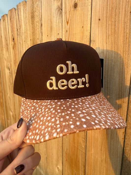 Oh Deer SnapBack Adjustable Hat