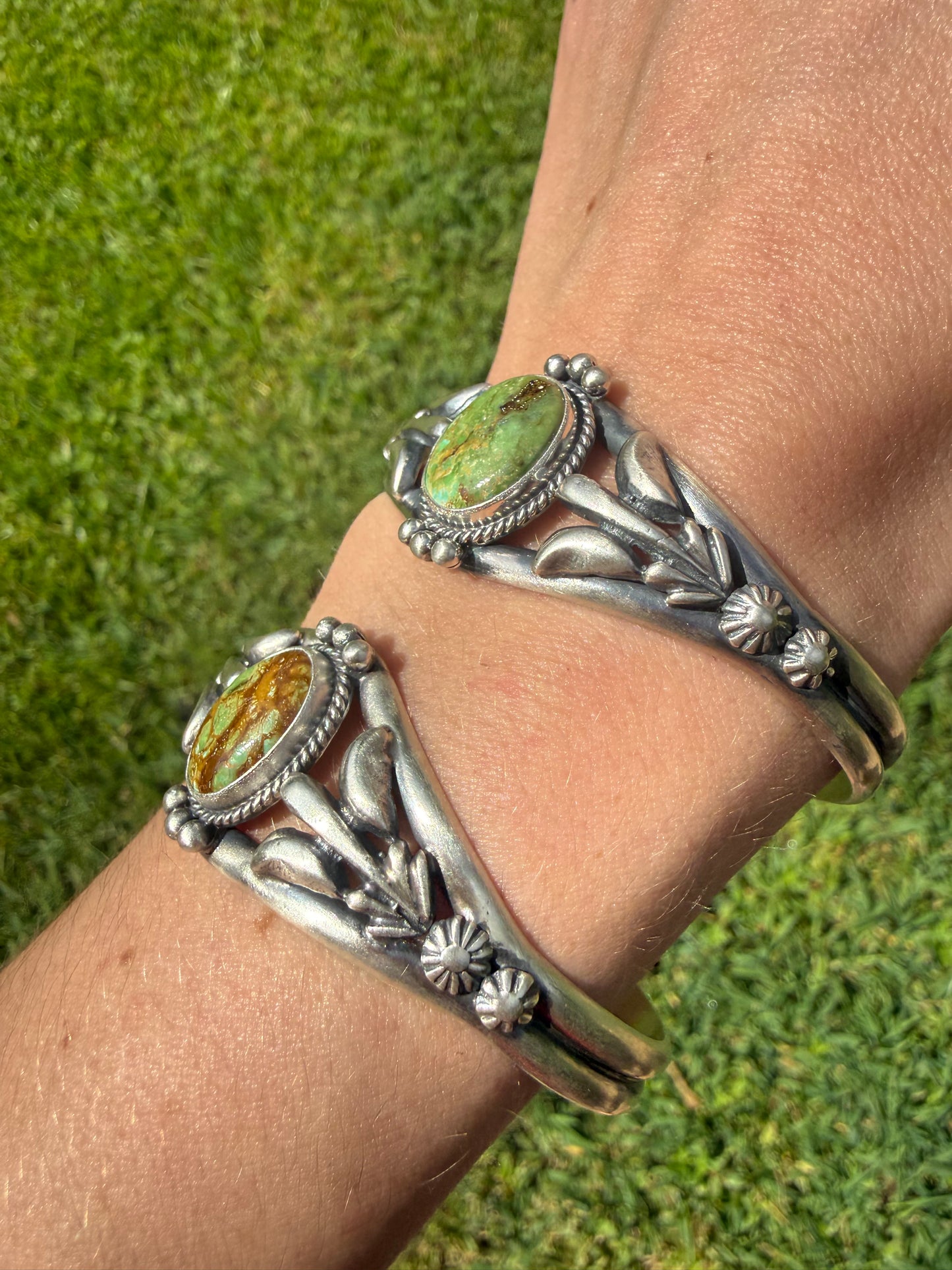 Navajo Turquoise Sterling Silver Cuff Bracelet