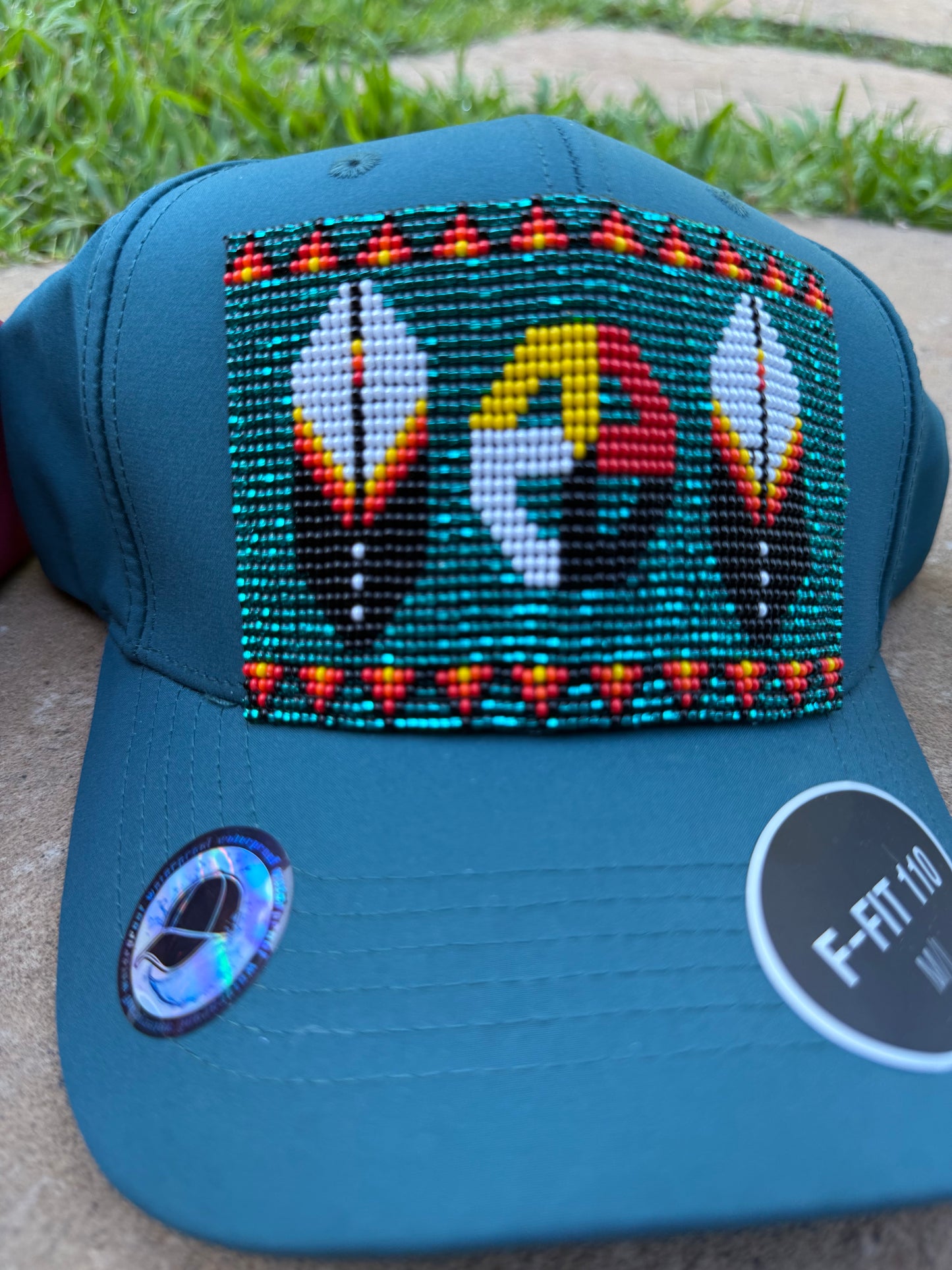 Native Beadwork Fitted SnapBack Hat