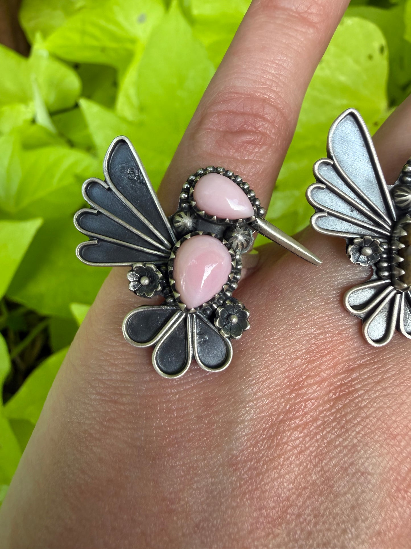 Hummingbird Sterling silver Adjustable Rings