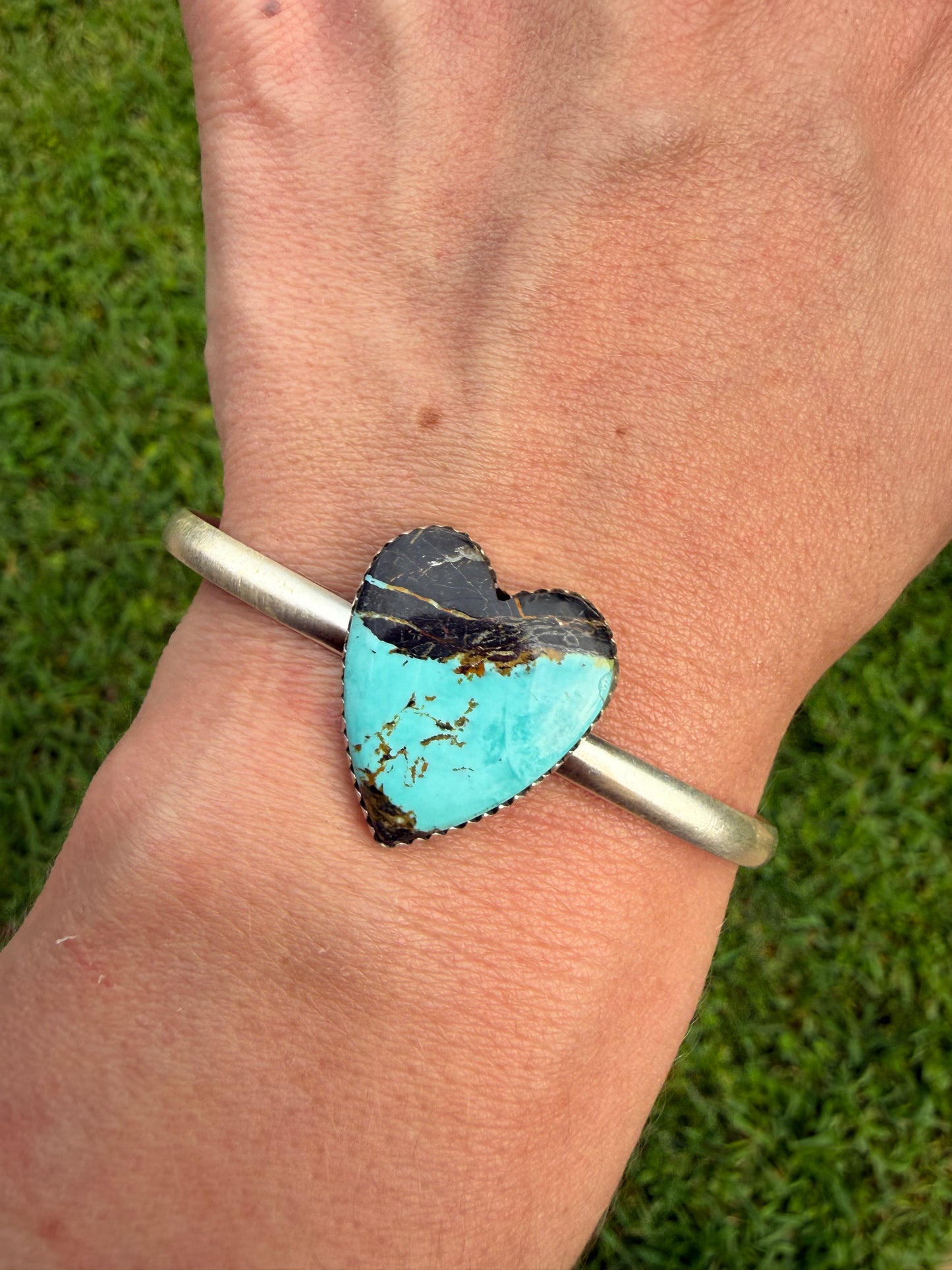 Blackjack TurquoiseSterling Silver Rings or Cuff Bracelet