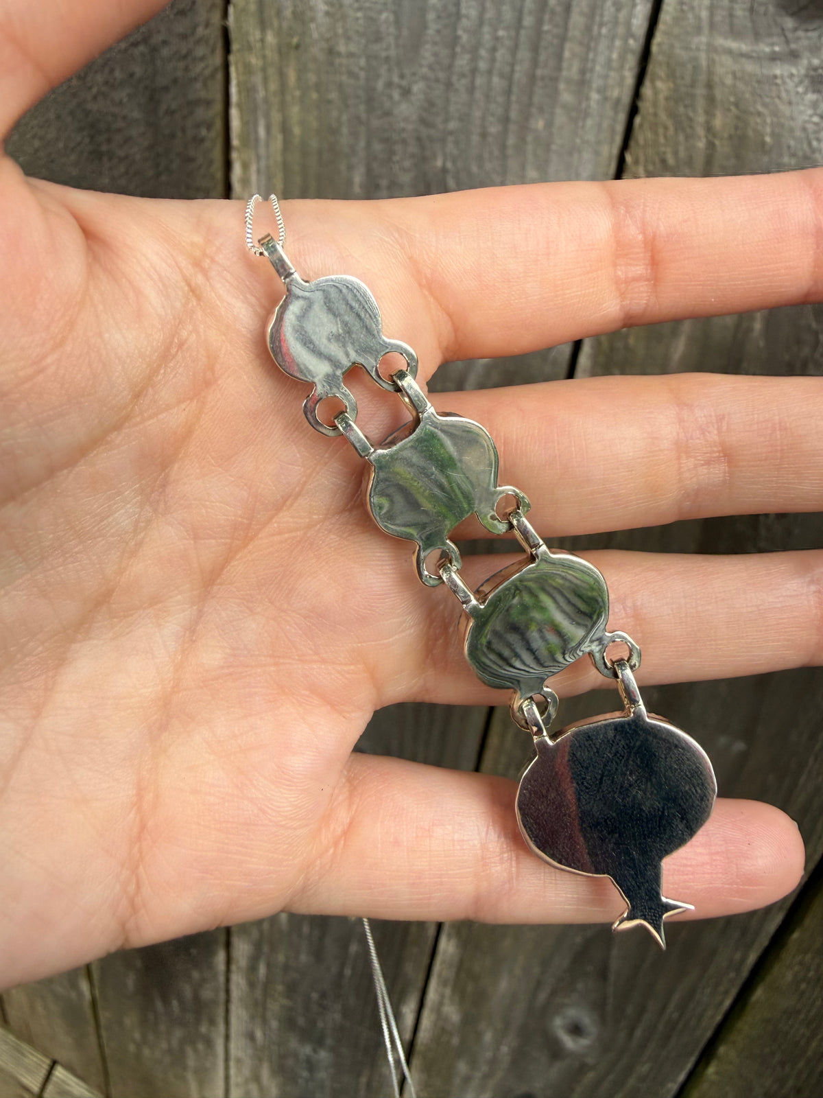 Navajo Turquoise Star Sterling Silver 4 Stone Lariat or Earrings