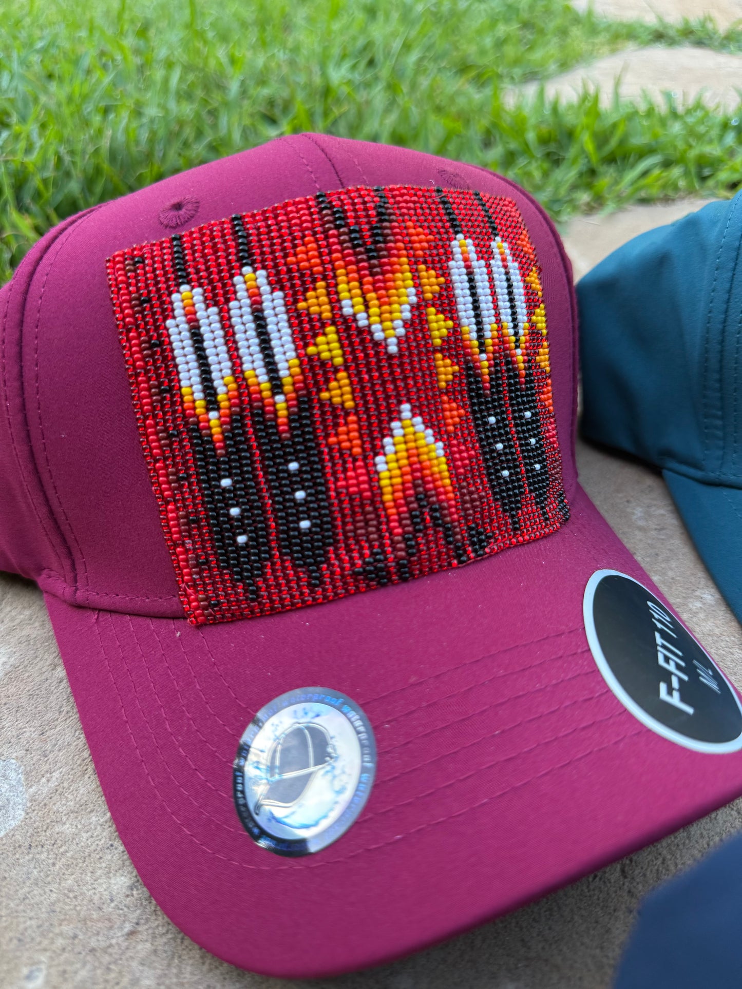 Native Beadwork Fitted SnapBack Hat
