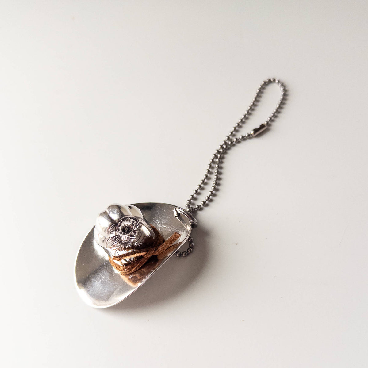 Spoon Cowboy Hat Keychain/Car Charm