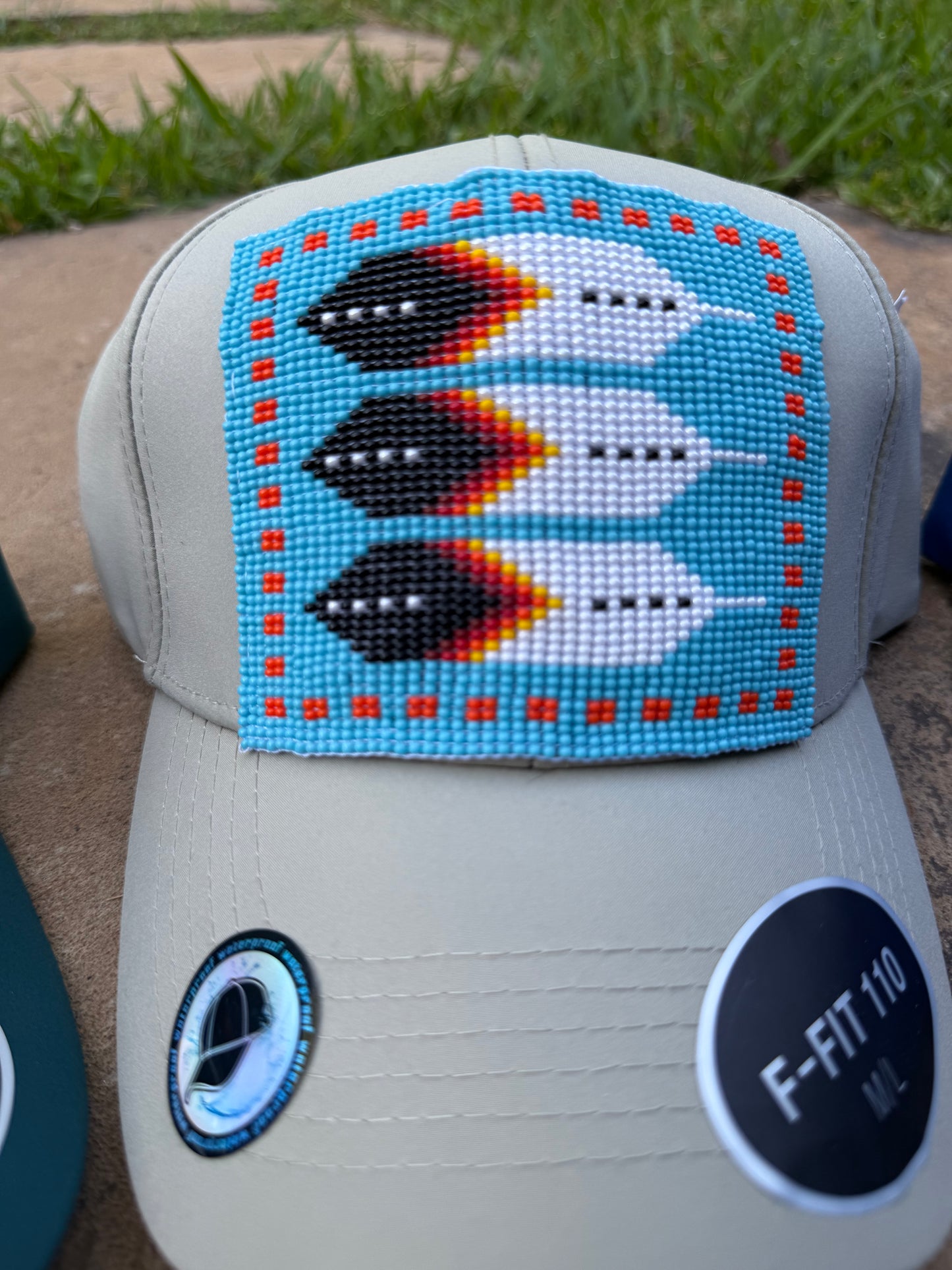 Native Beadwork Fitted SnapBack Hat
