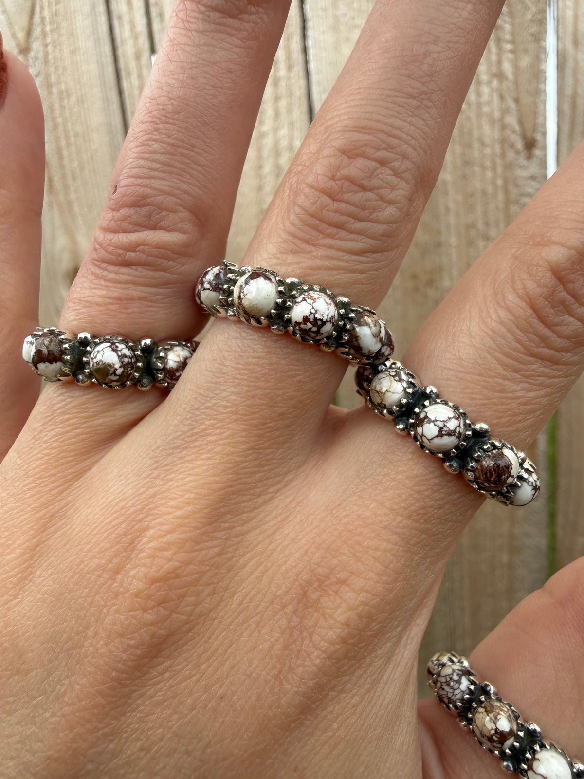 Wild Horse Infinity Sterling Silver Ring