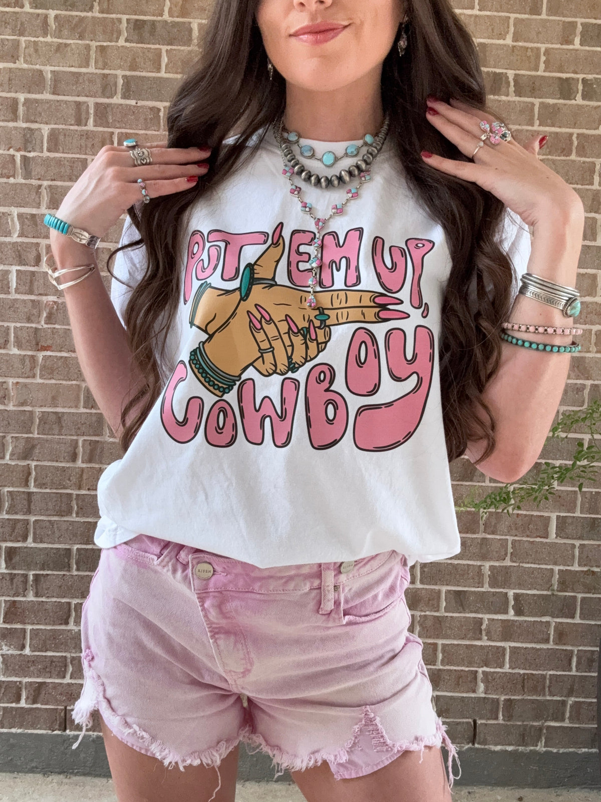 Put ‘em up Cowboy Western Comfort Colors Graphic Tee