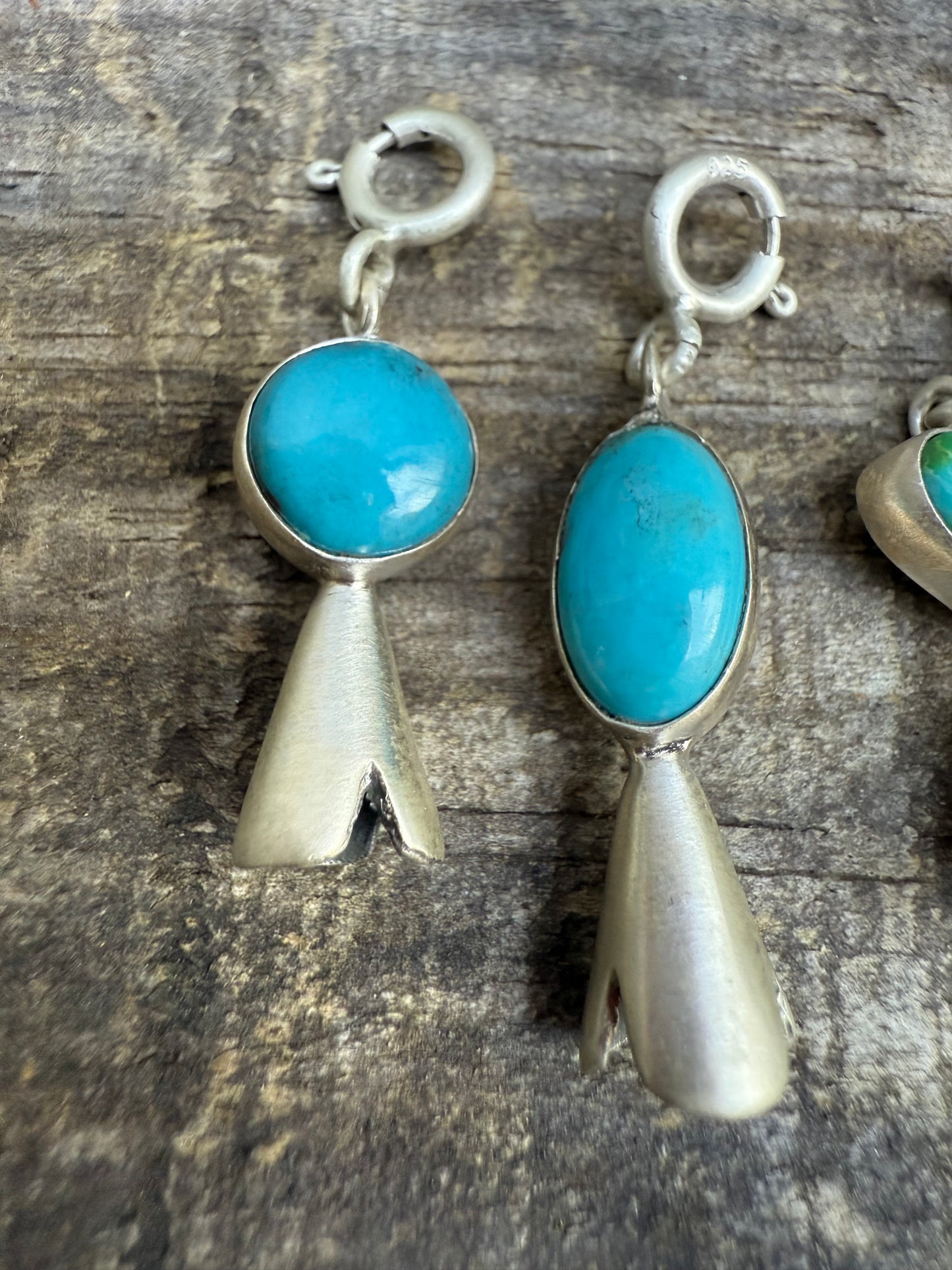 Squash Horn Blossom Sterling Silver Charm