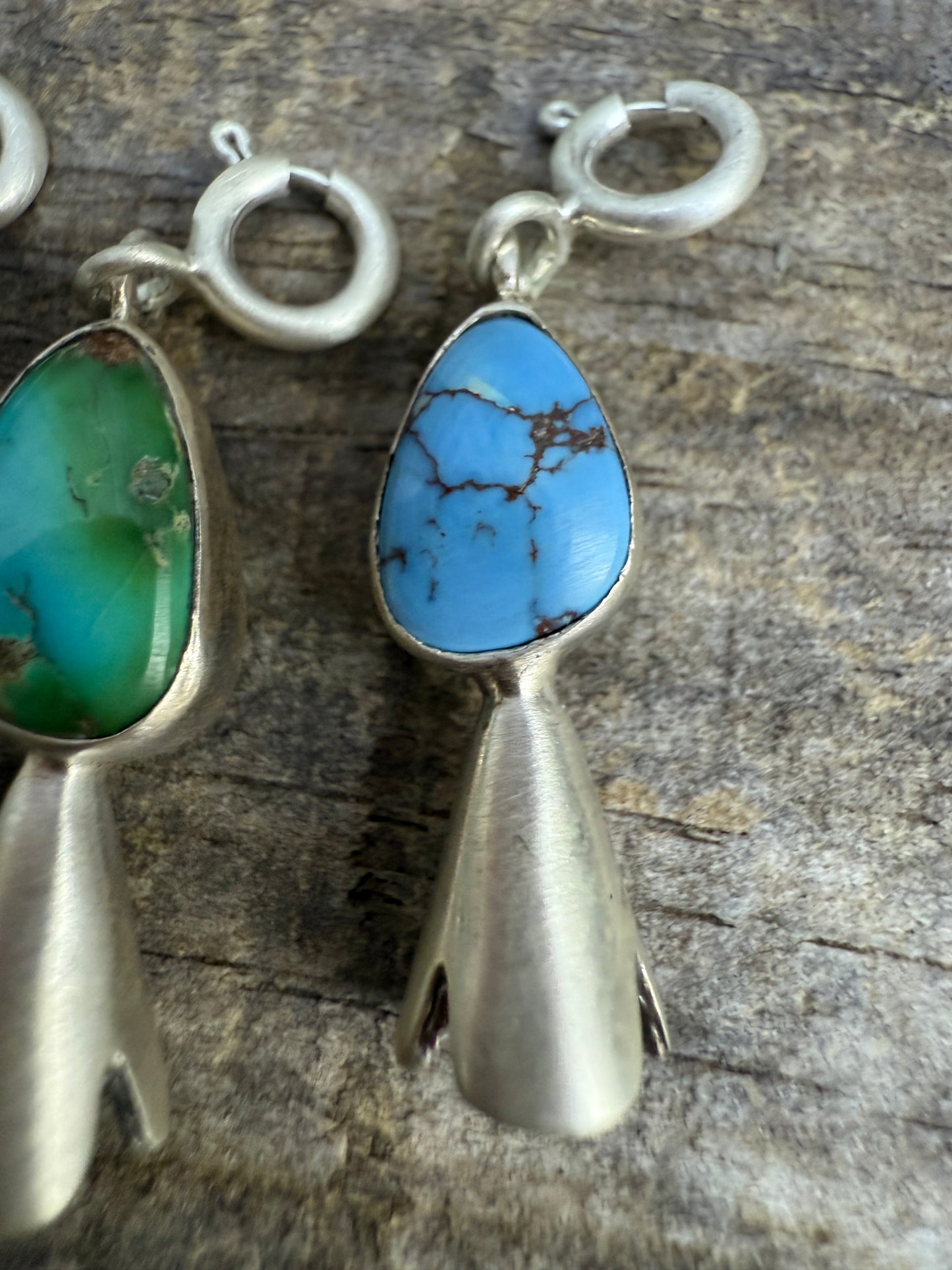 Squash Horn Blossom Sterling Silver Charm
