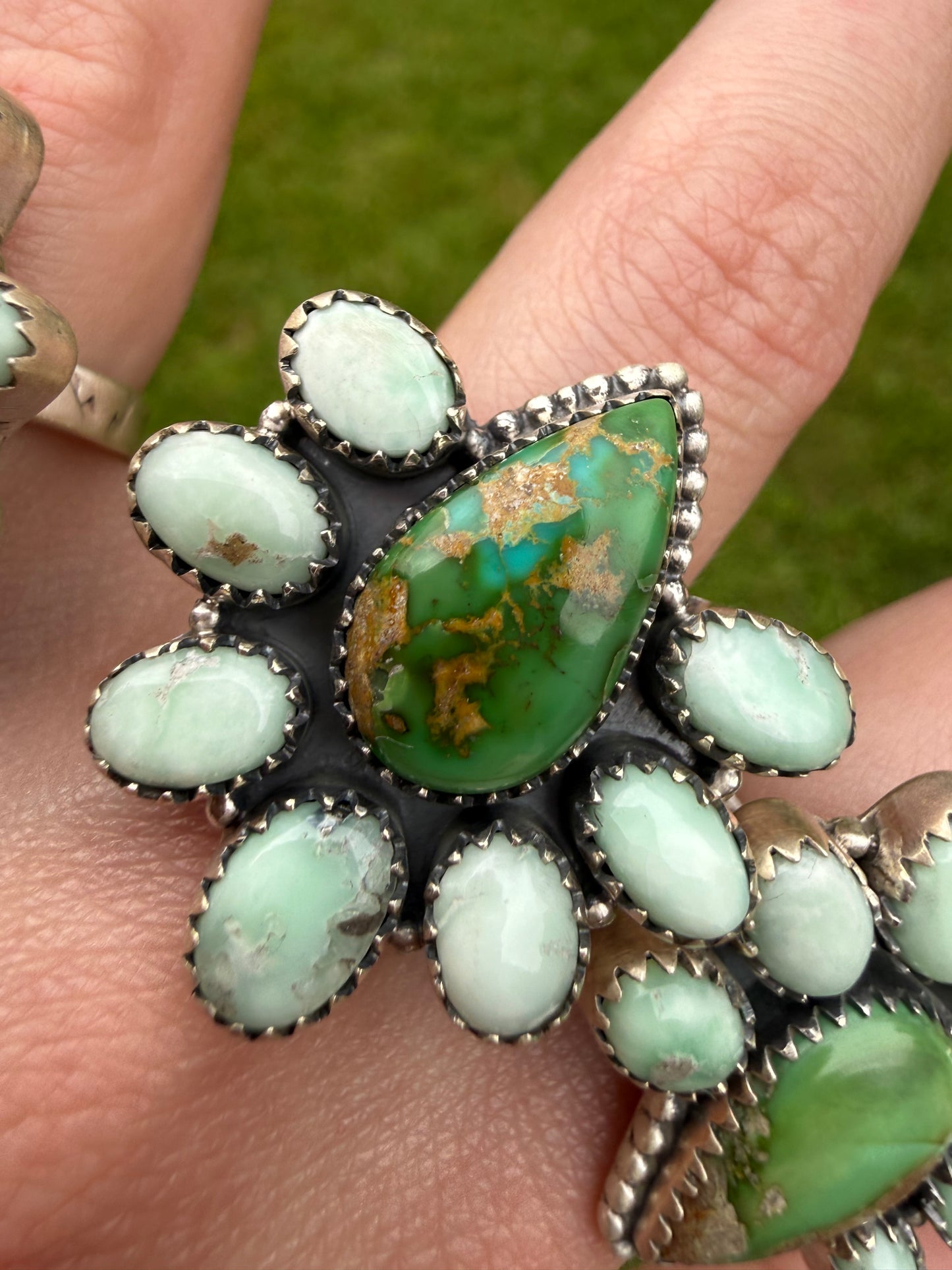 Sonoran Gold and Paloma Adjustable Sterling Silver Ring
