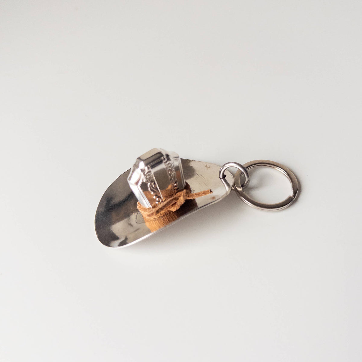 Spoon Cowboy Hat Keychain/Car Charm