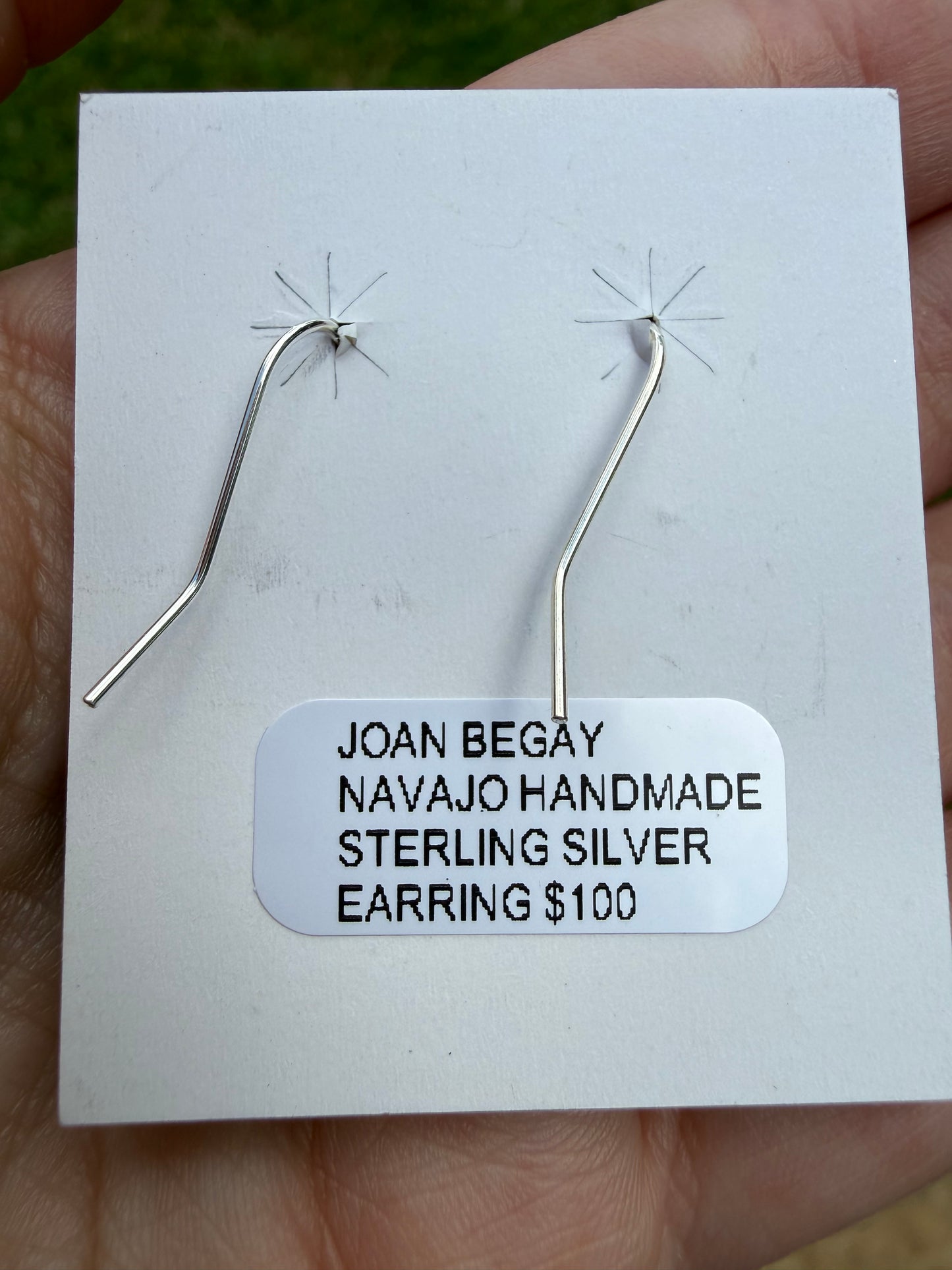 Navajo Concho Dangle Earrings Joan Begay