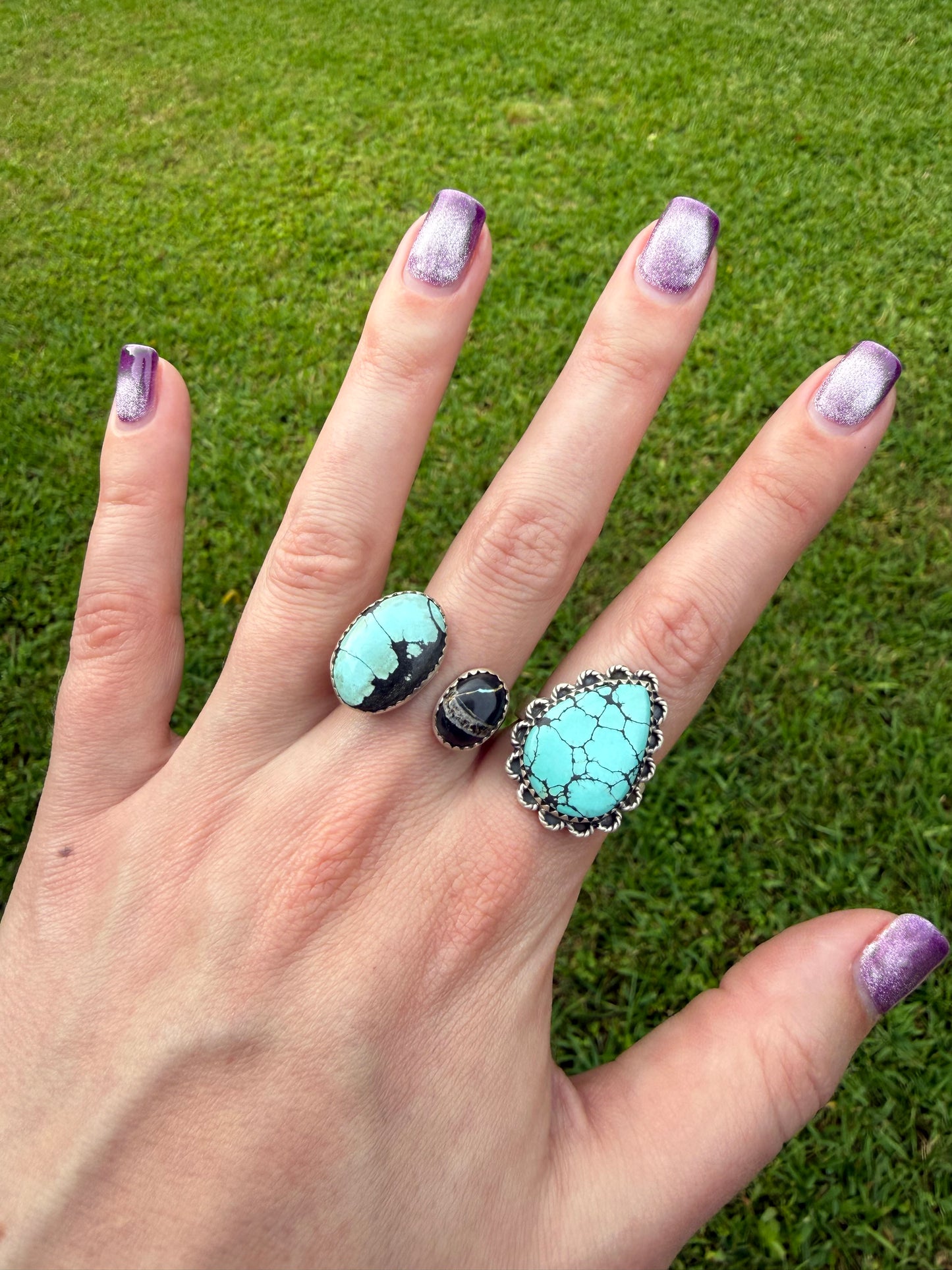 Blue Moon Turquoise Sterling Silver Ring