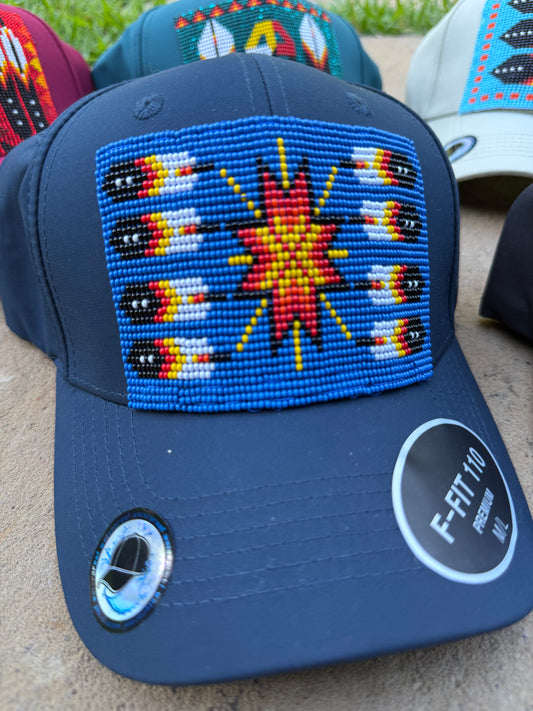 Native Beadwork Fitted SnapBack Hat