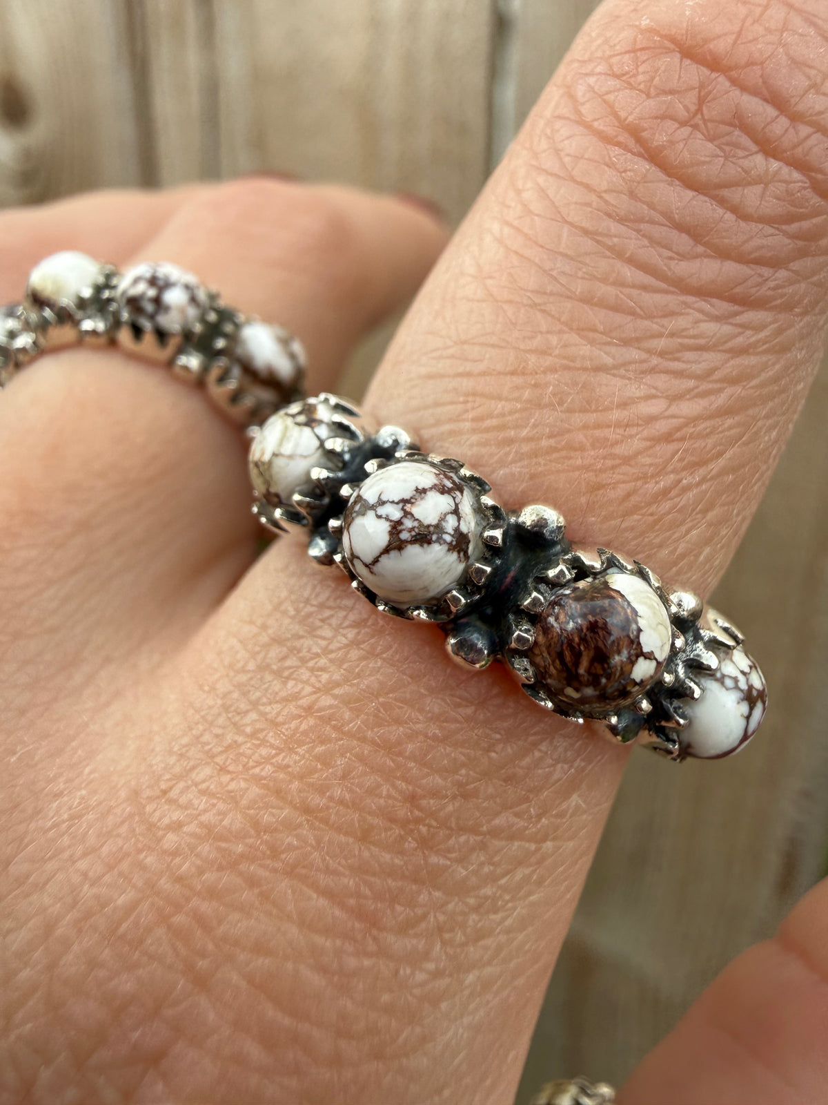 Wild Horse Infinity Sterling Silver Ring