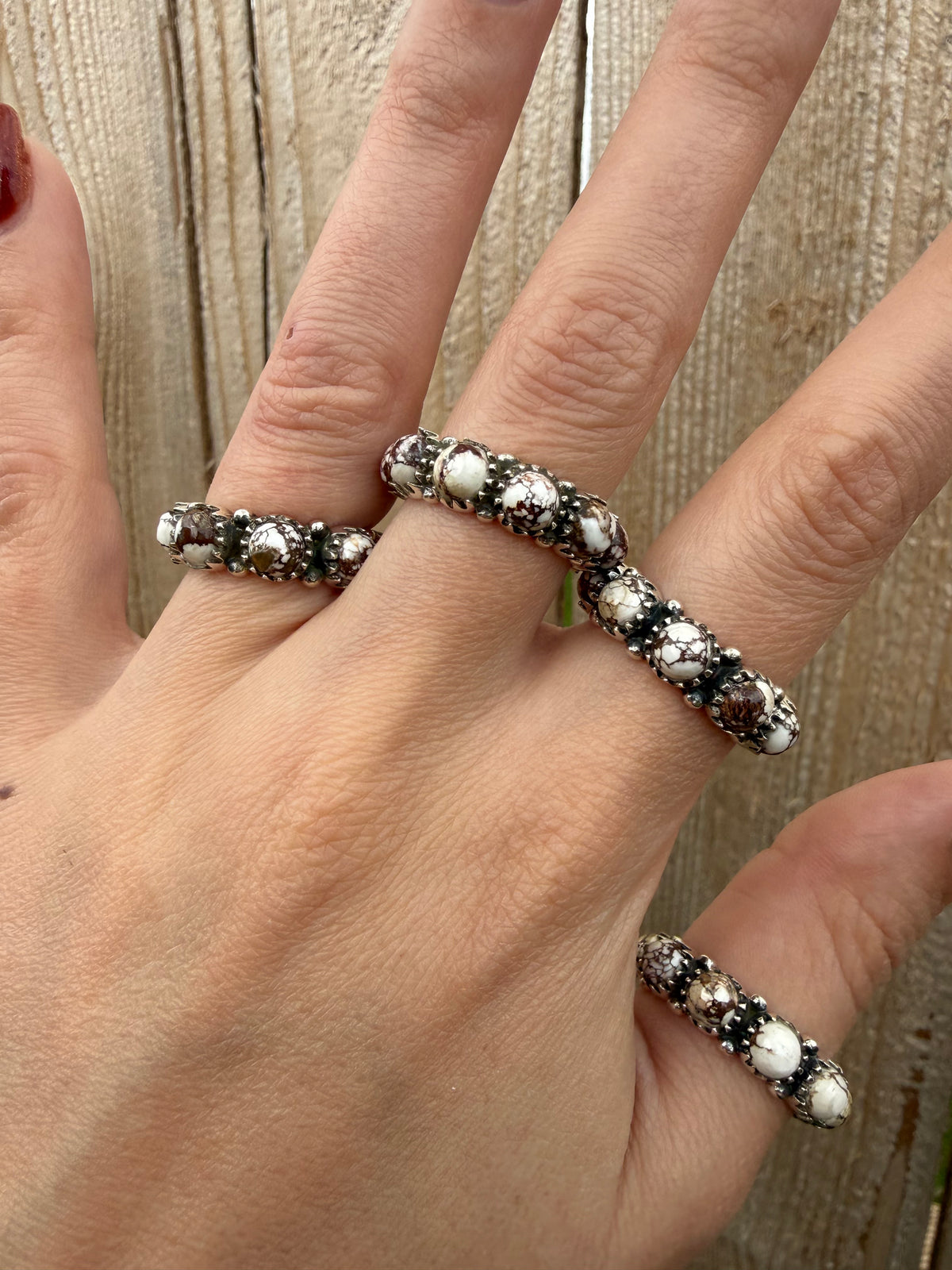 Wild Horse Infinity Sterling Silver Ring
