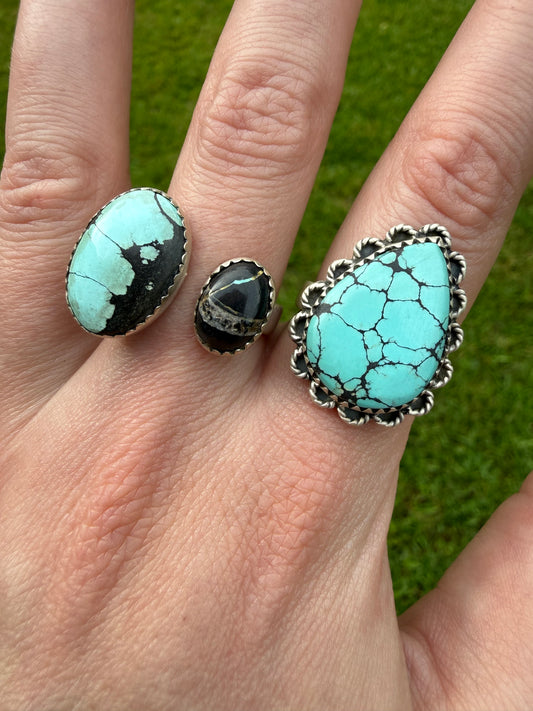 Blue Moon Turquoise Sterling Silver Ring