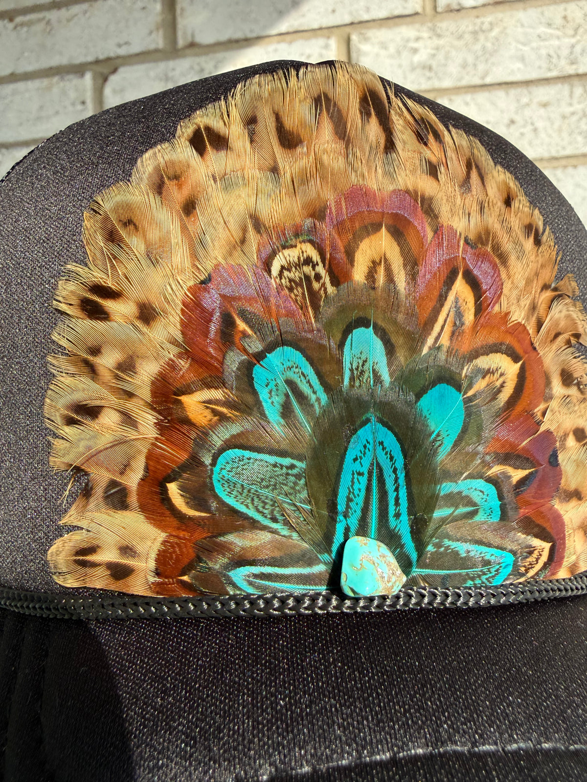 The Feathered Outlaw Retro Trucker Hat