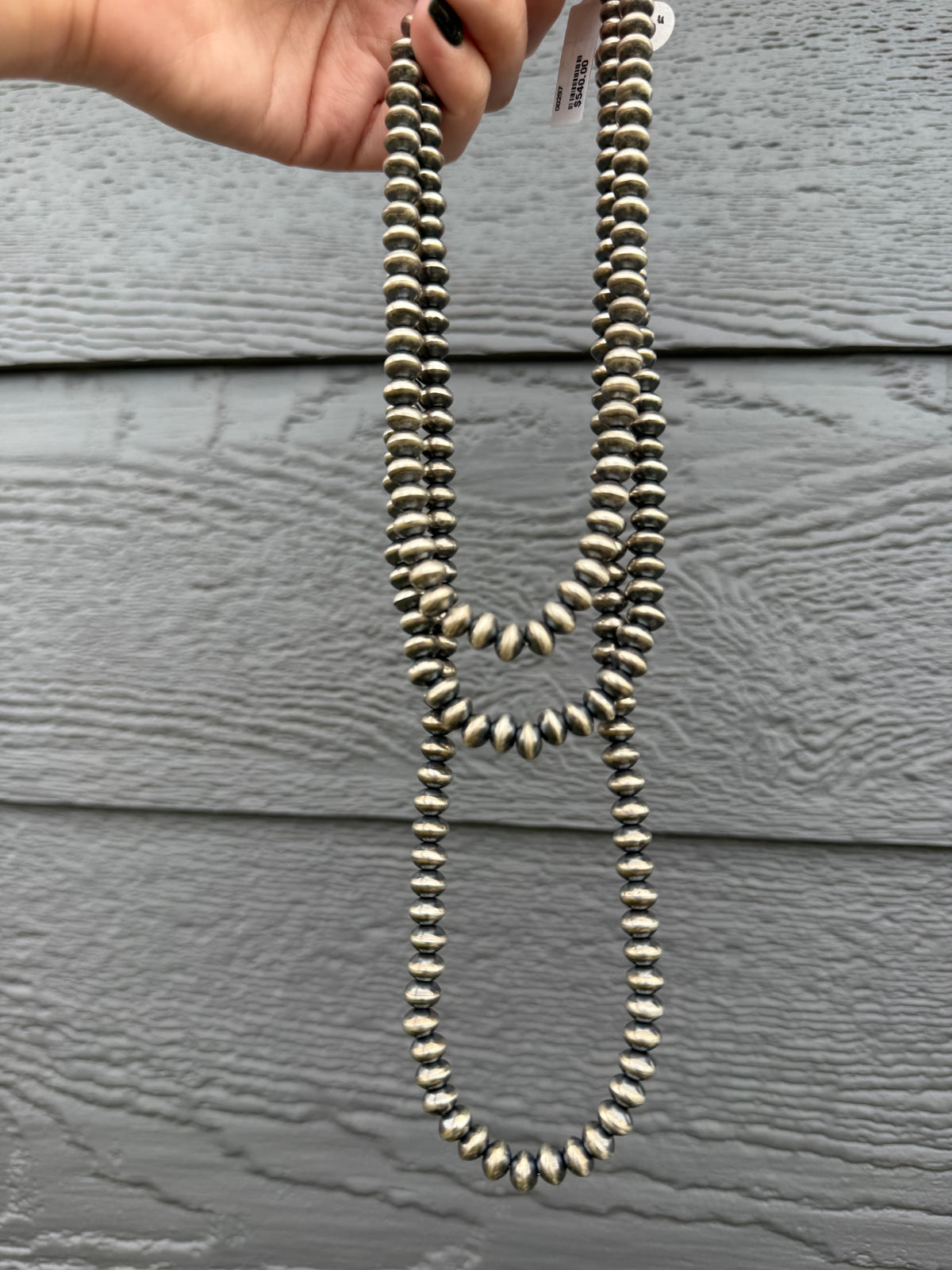 Navajo Pearl 7 MM Handmade Necklace - 14 Inch, 16 Inch or 22 Inch