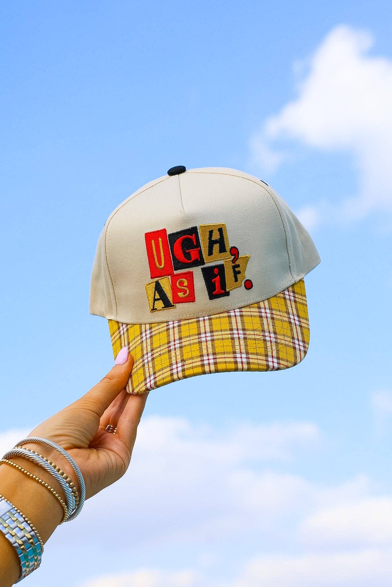 UGH AS IF Canvas Snapback Hat